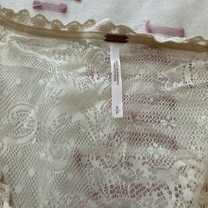 Free People Cream Dress